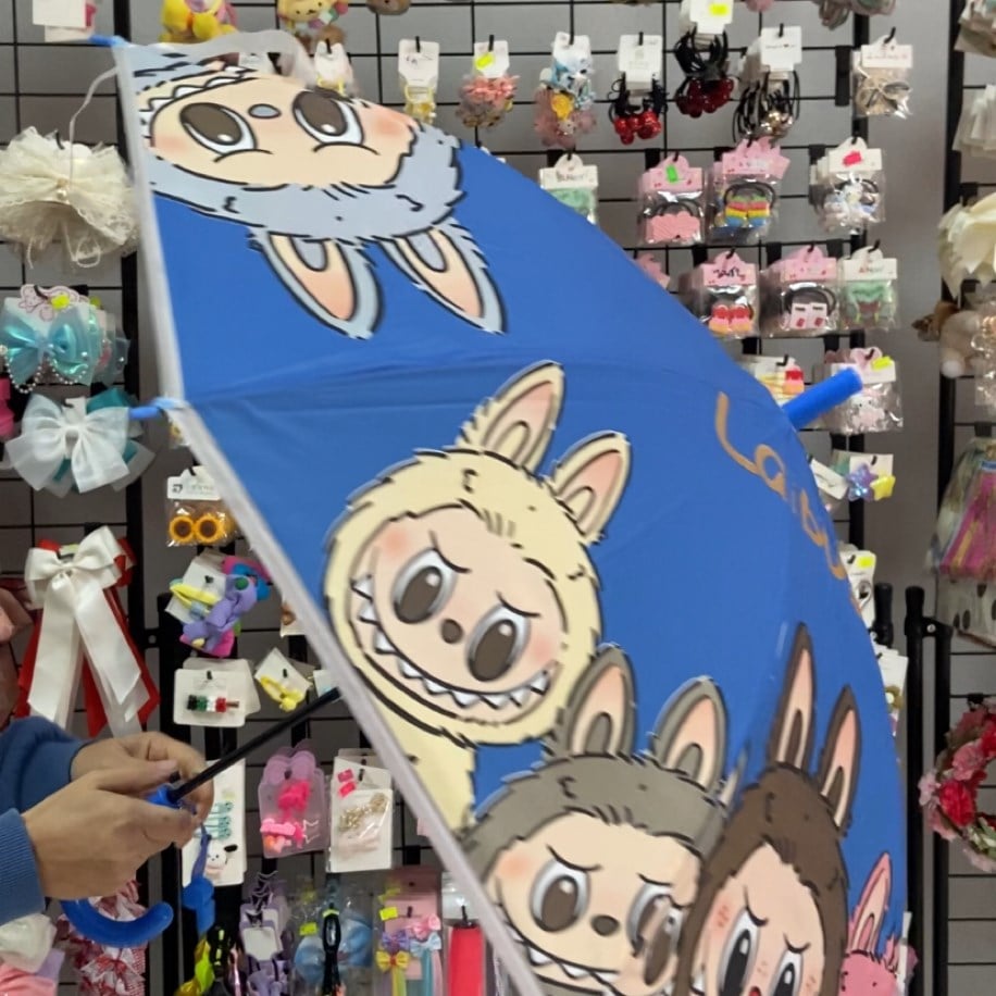 LABUBULU MAVİ ŞEMSİYE