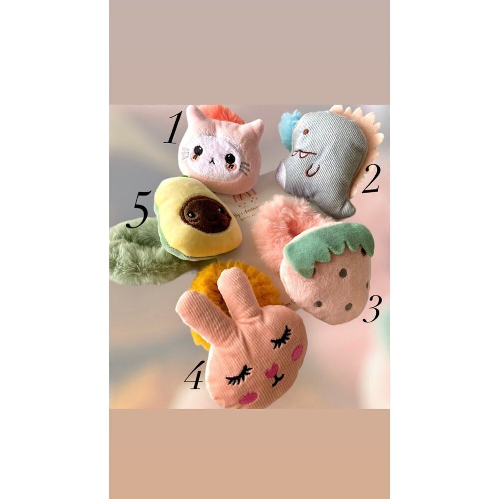 PELUŞ  DOLGULU POFUDUK  LASTİK TOKA