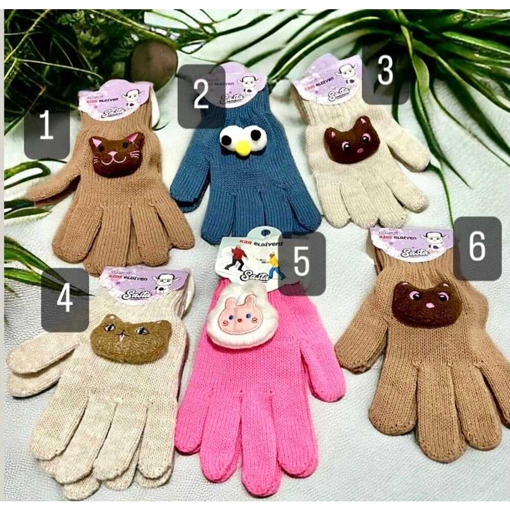 ÜSTÜ DOLGU FİGÜRLÜ ELDİVEN