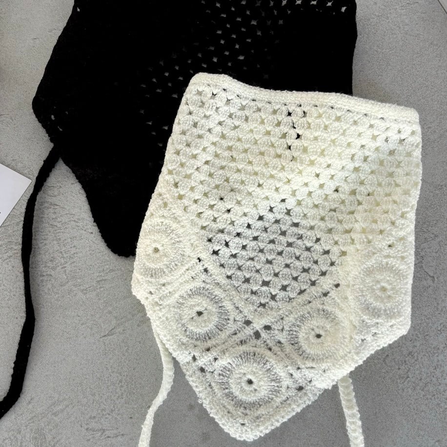 VİNTAGE BOHEM ÖRGÜ BANDANA