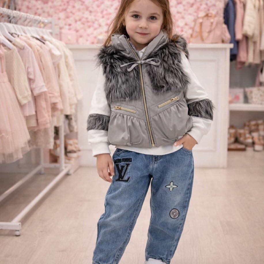 YELEK,DENİM JEAN, BADİ 3’LÜ SET