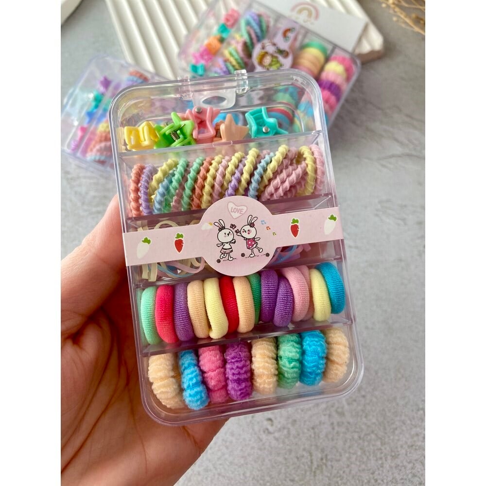 YıILDIZ MANDAL VE LASTİK KUTU SET