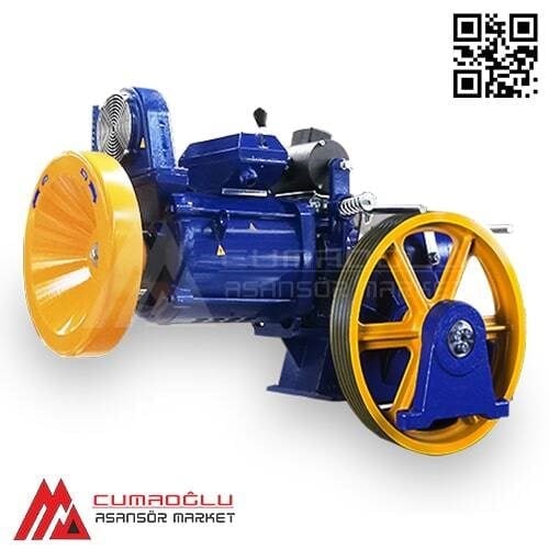 Akiş Asansör Volpi V2X 8,2 HP 720 KG 4/16 Kutuplu Çift Hızlı Asansör Motoru