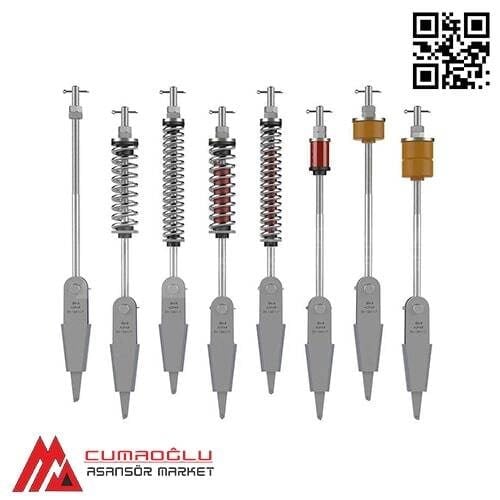 Aspar 6-8 mm Döküm Halat Şişesi / PVC Lastikli L2:600 mm