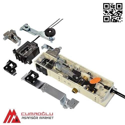 Canlift CL-05 MID Çift Emniyetli Tek Dilli Çift Kanatlı Asansör Kat Kapı Kilidi