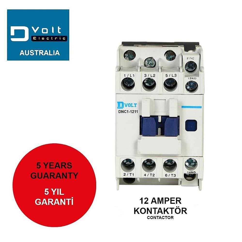 Dvolt 1211 AC Kontaktör 1NO+1NC