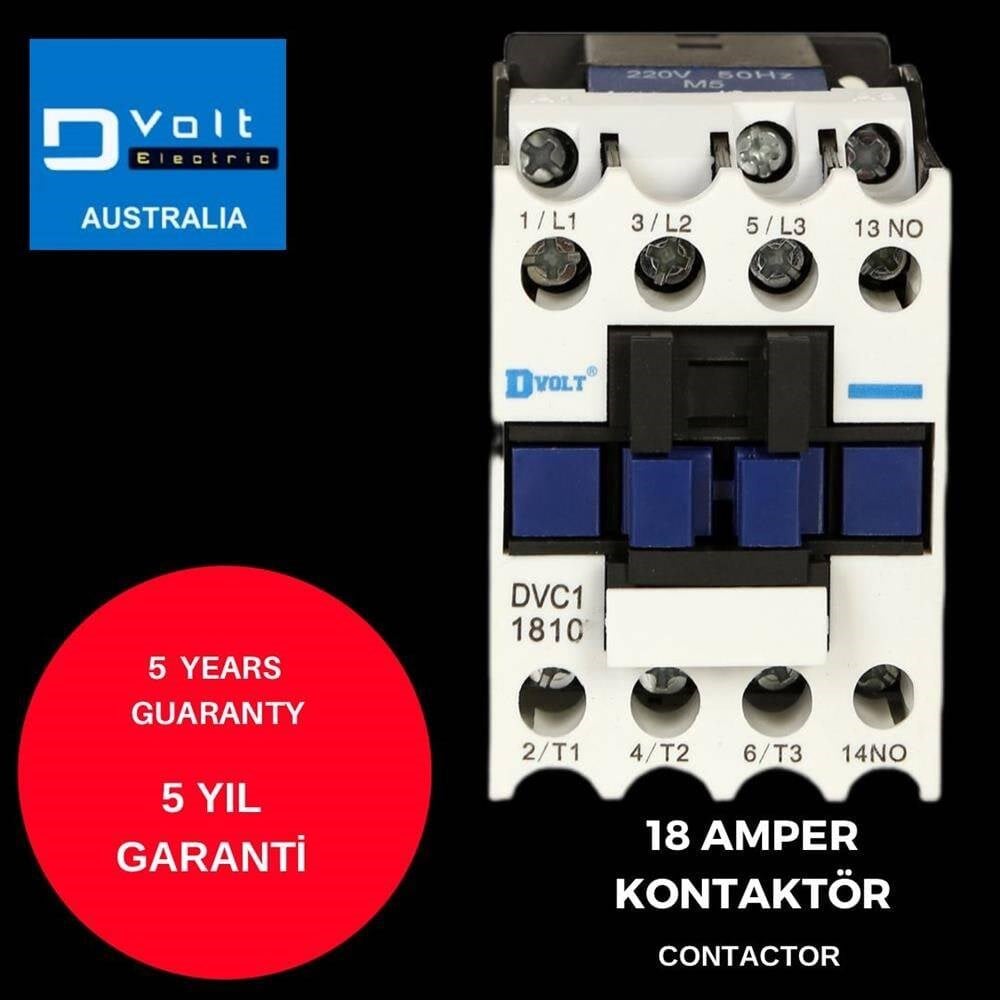Dvolt 1810 AC Kontaktör 1NO