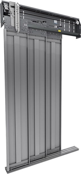 Merih B-01 3 Panel Teleskopik Standart Ral 7032 Kabin Kapıları