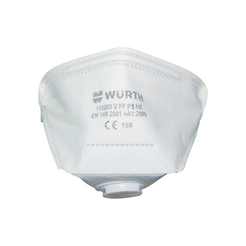  Würth P2 katlanabilir solunum maskesi Ventilli
