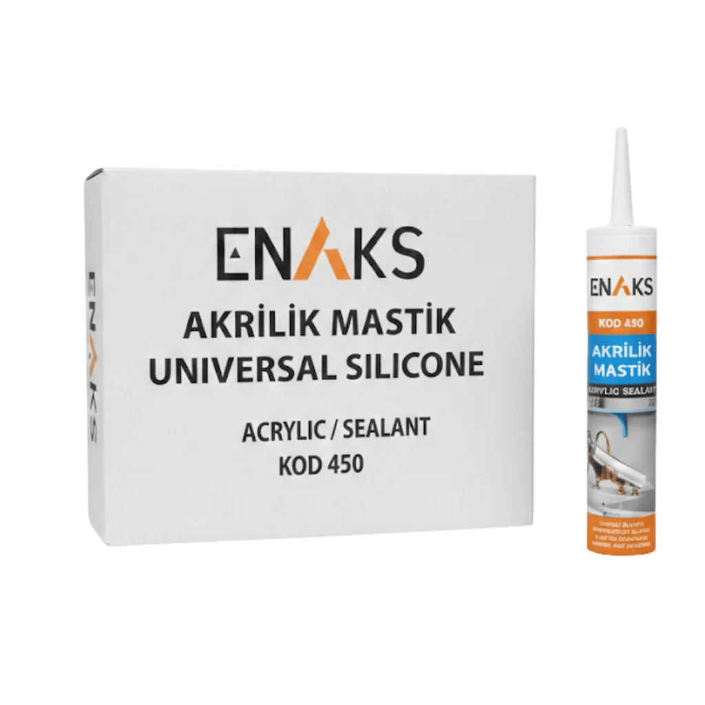 Enaks Sİlikonize Mastik 500gr Siyah