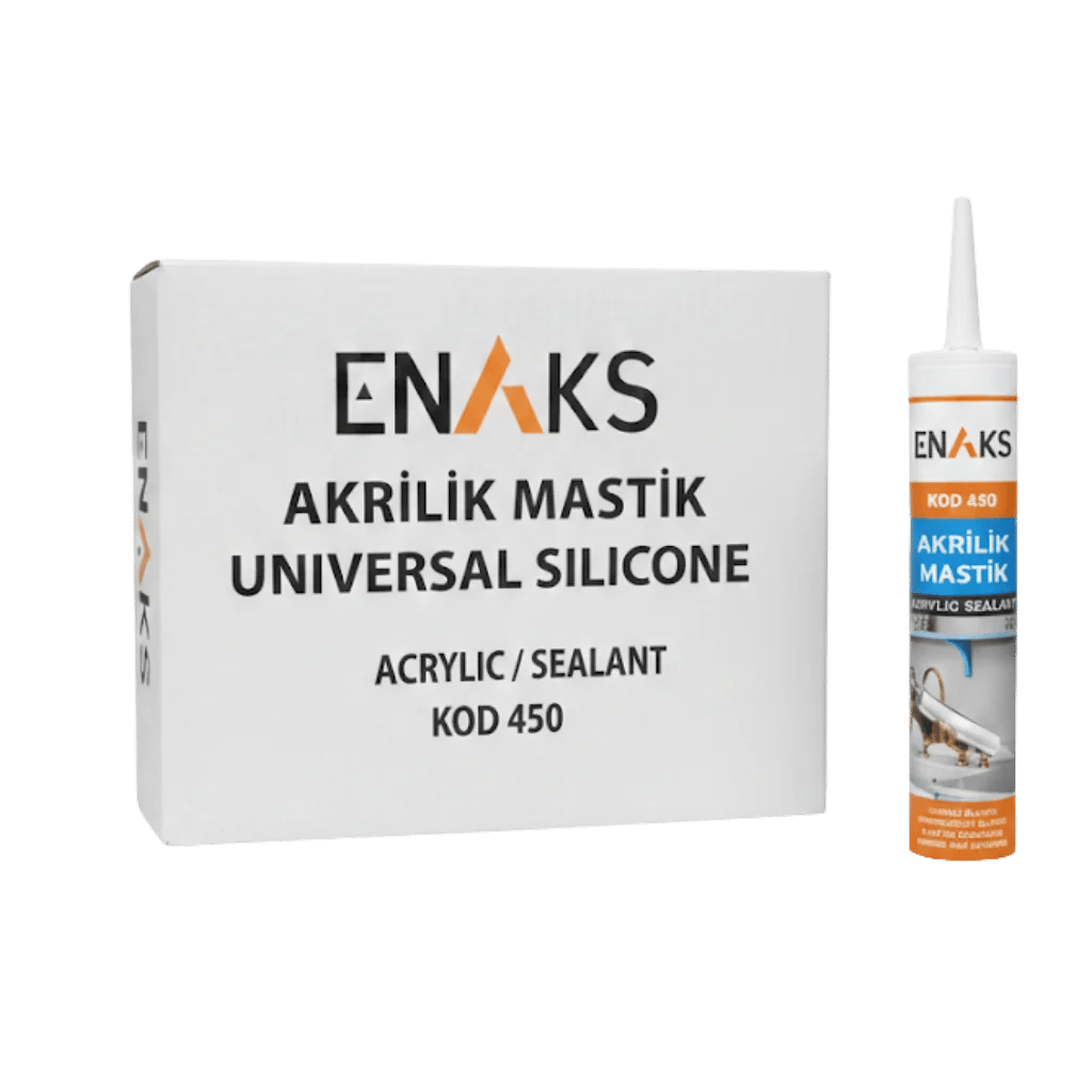 Enaks Sİlikonize Mastik 500gr Siyah