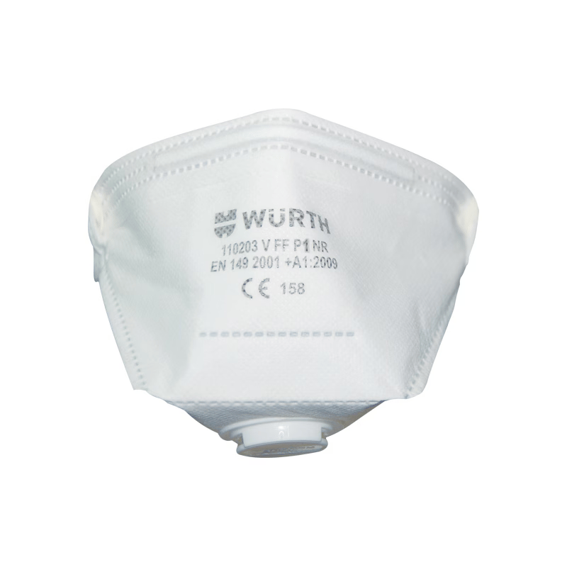 Würth P3 katlanabilir solunum maskesi Ventilli