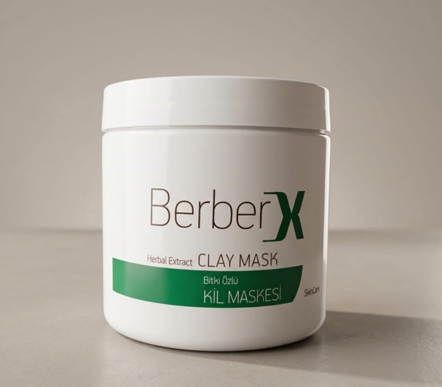 BerberX Bitki Özlü Kil Maskesi 650ml