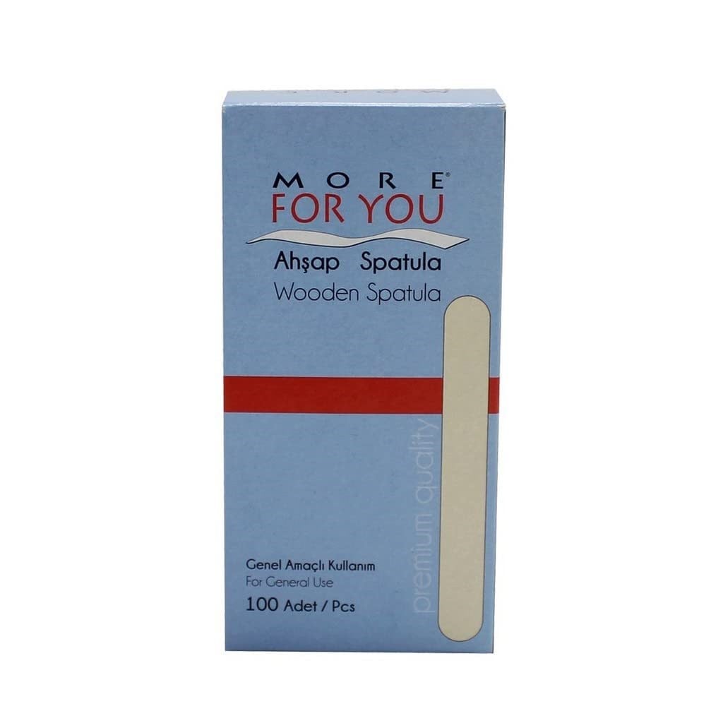 More For You Ahşap Ağda Spatulası 100 Adet