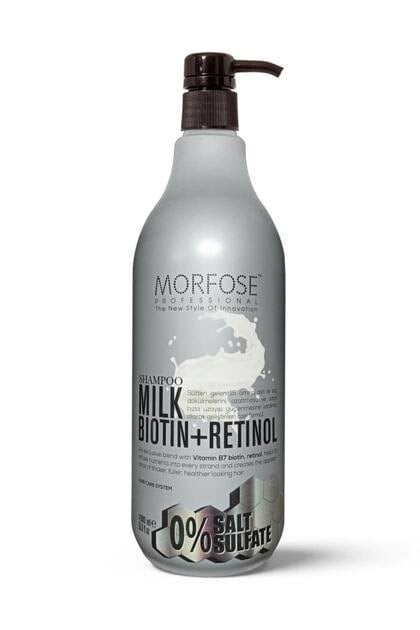 Morfose Tuzsuz Sülfatsız Biotin+Retinol Şampuan 1000ml