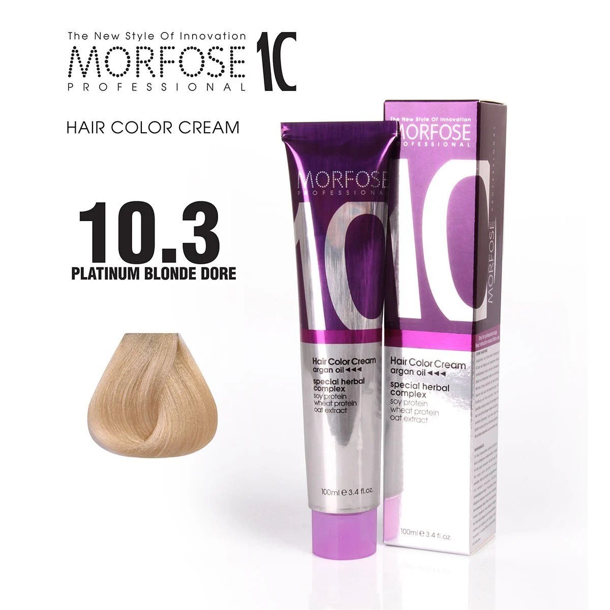 Morfose10 Saç Boyası 10.3 Platin Sarı Dore 100ml
