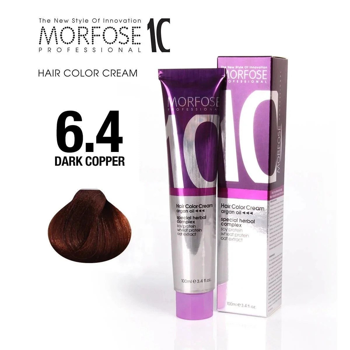 Morfose10 Saç Boyası 6.4 Koyu Bakır 100ml