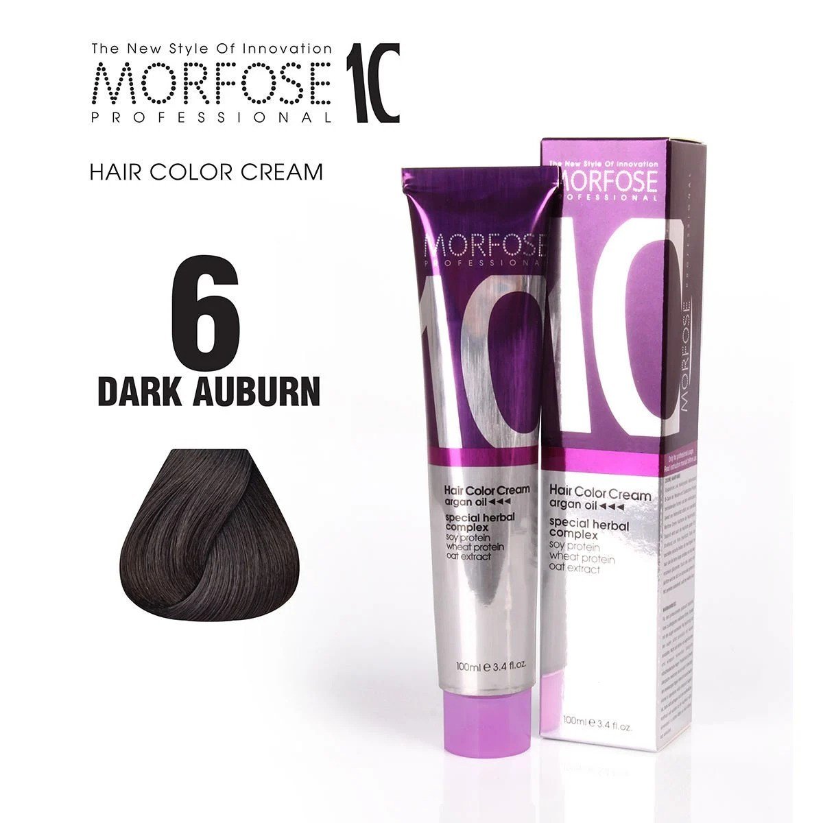 Morfose10 Saç Boyası 6 Koyu Kumral 100ml