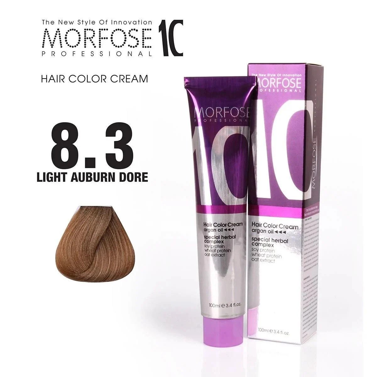 Morfose10 Saç Boyası 8.3 Açık Kumral Dore 100ml