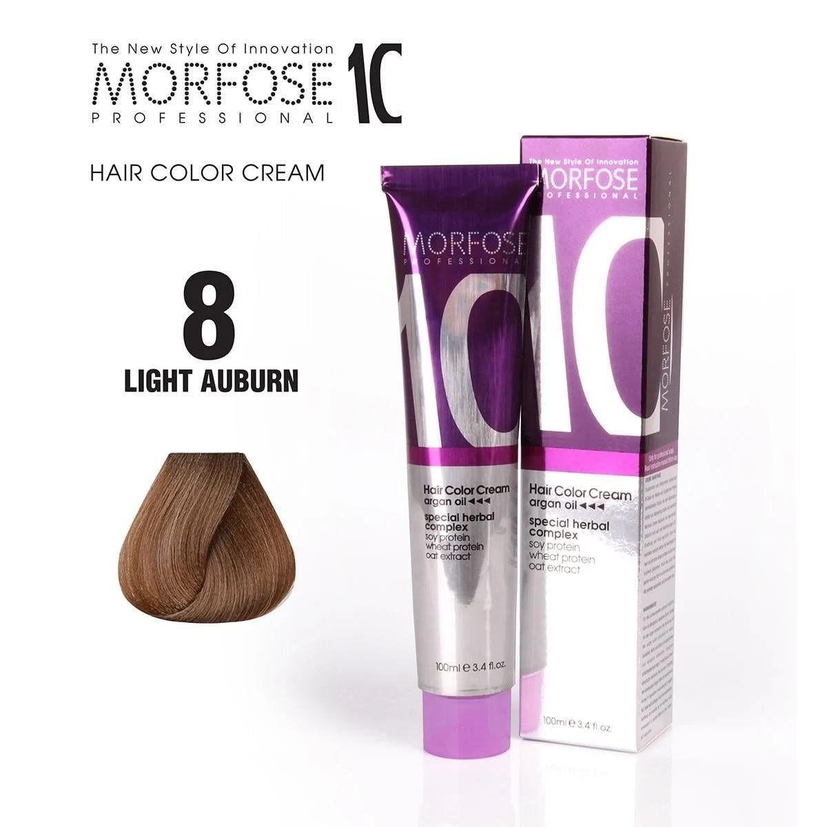 Morfose10 Saç Boyası 8 Açık Kumral 100ml