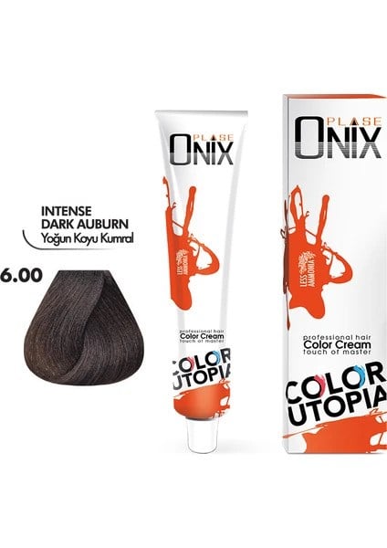 Onix Saç Boyası 6.00 Yoğun Koyu Kumral 60ml