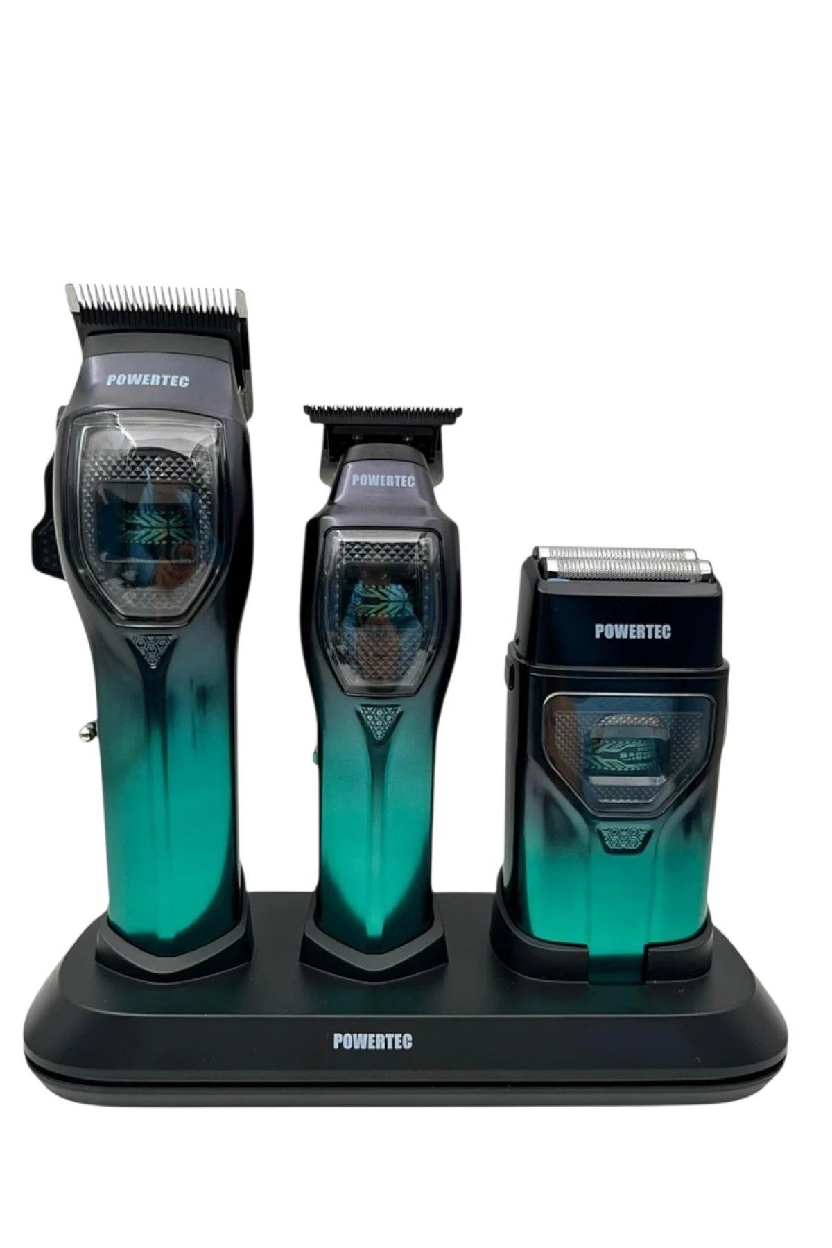 Powertec TR-5900 Saç-Sakal-Ense-Günlük Tıraş Makinesi 3'lü Set