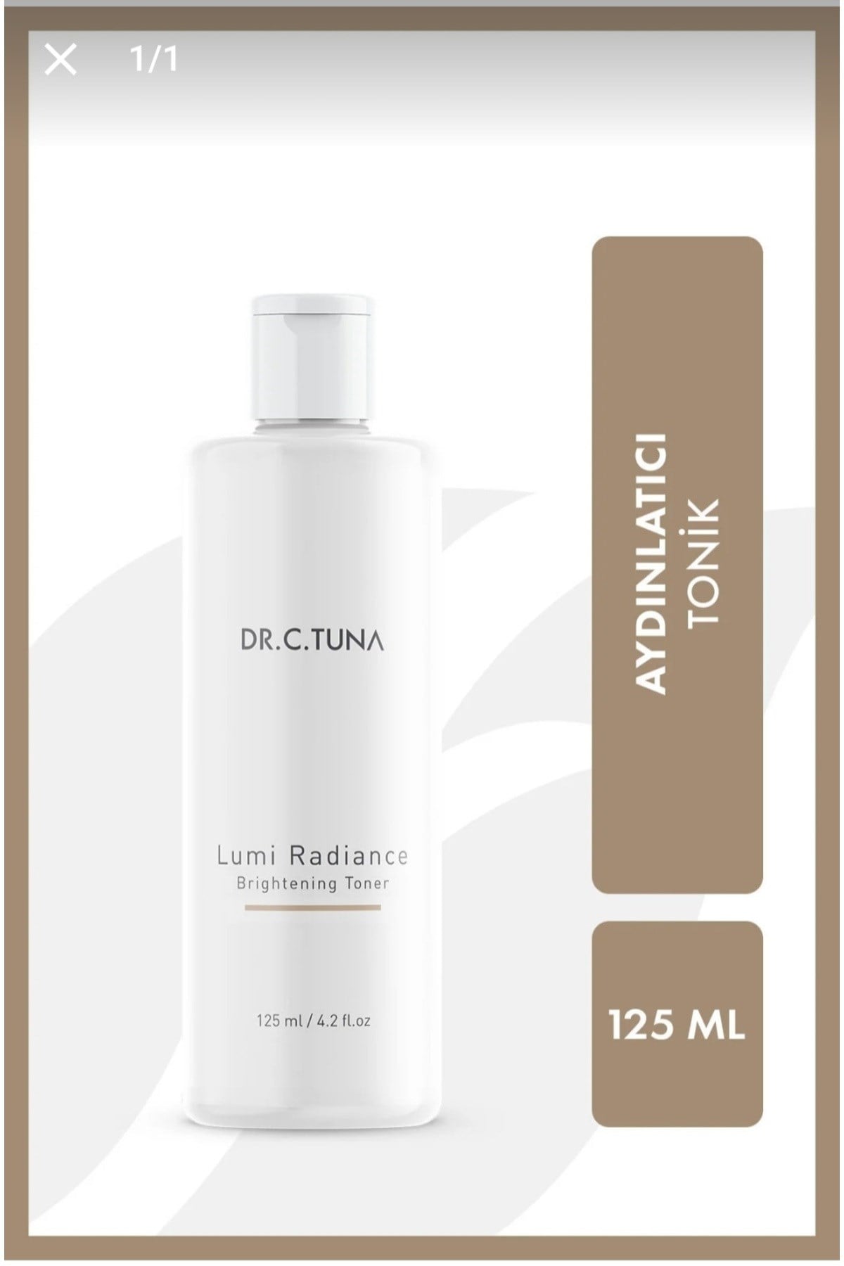 Dr. C. Tuna Lumi Radiance Aydınlatıcı Tonik 125 ml