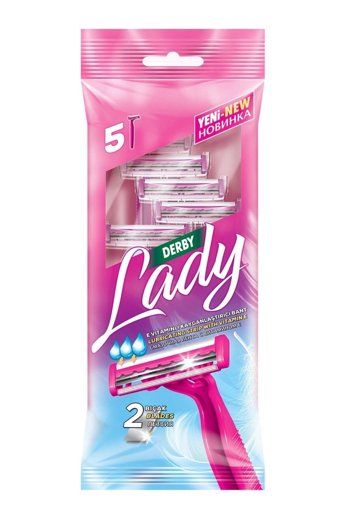 Lady Traş Bıçağı 5li Poşet