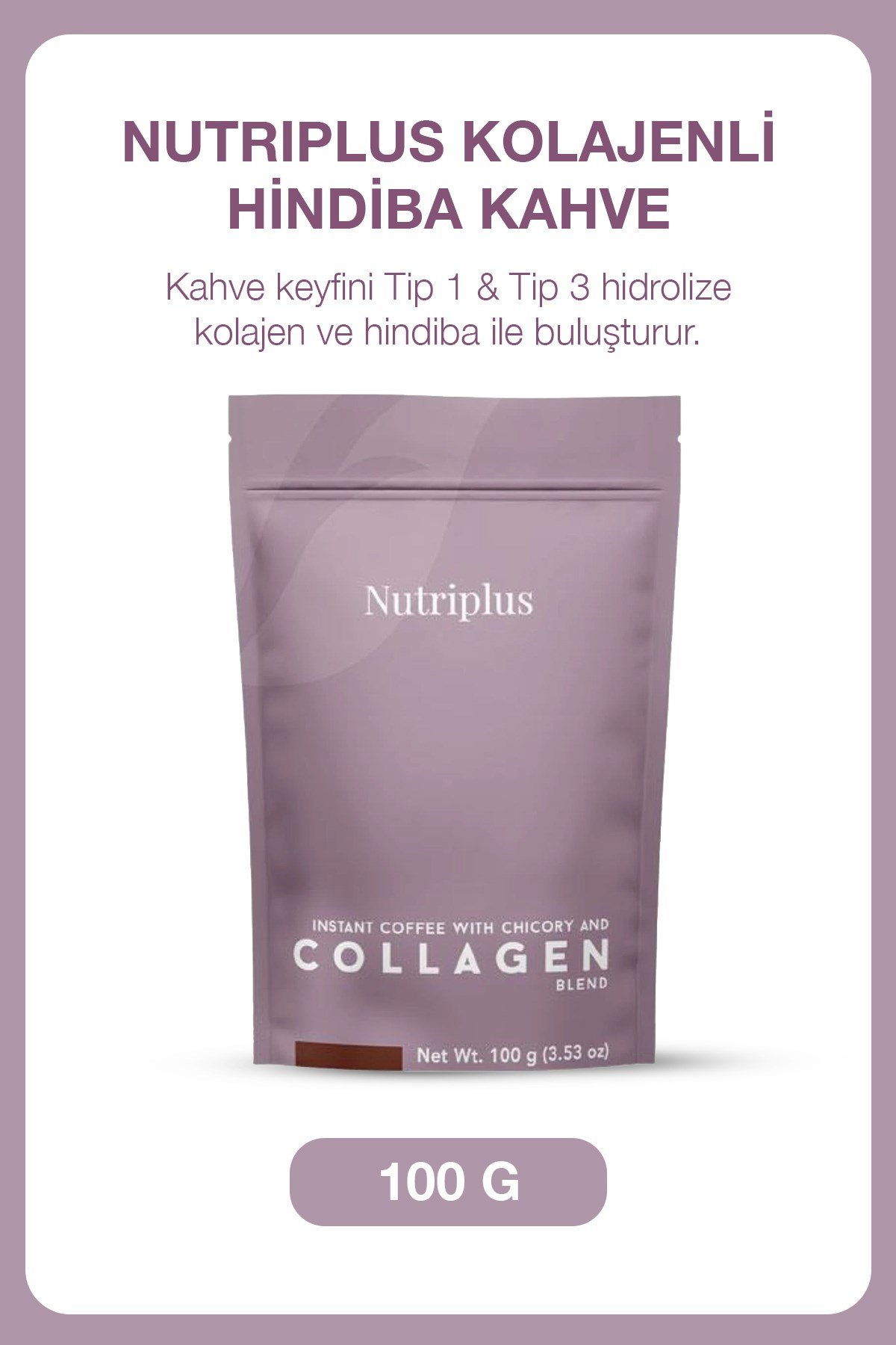Nutriplus Collagen hindiba kahve