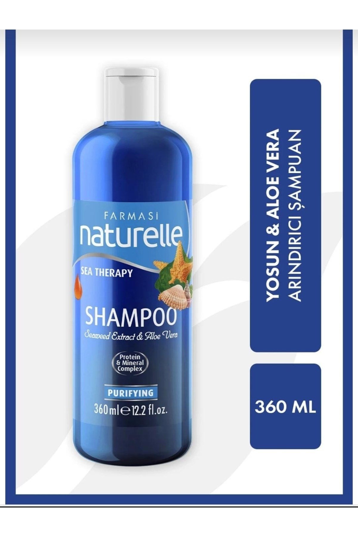 ŞAMPUAN NATURELLA SEA THERAPY YOSUN& ALOE VERALI 360 ML