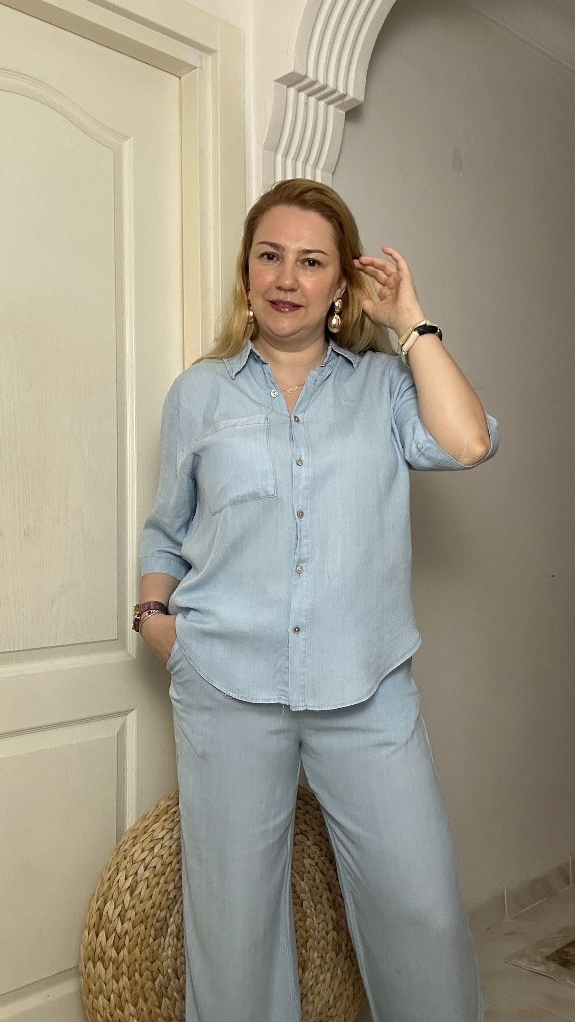 denim kot tensel takım