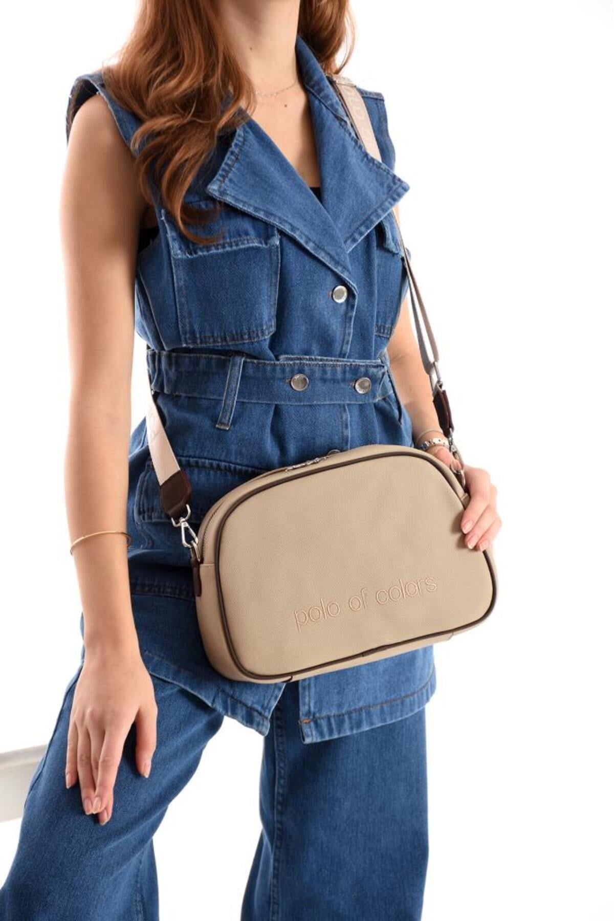 ImPolo Holly LkKumKahve Kadın Spor Çapraz Ve Omuz Çantası 20X28 Ebatında