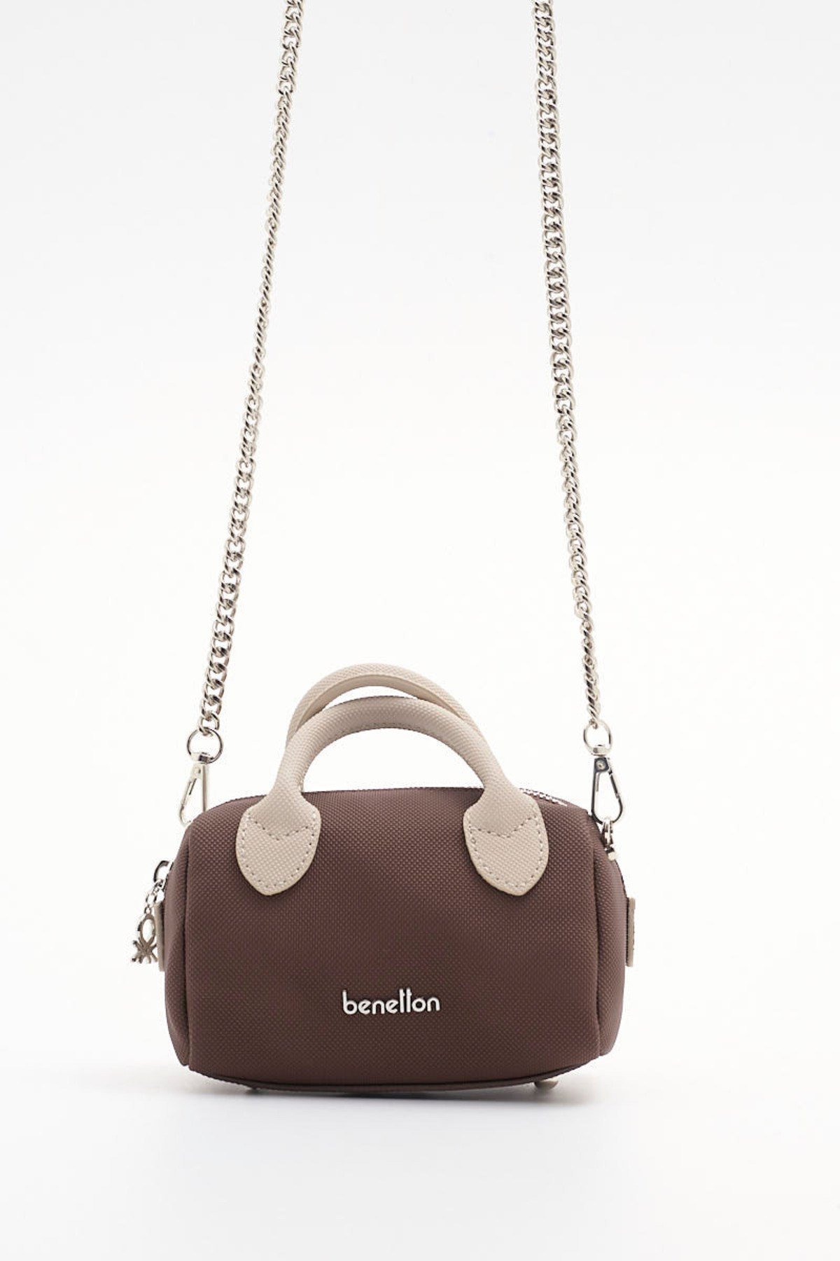 Benetton Kadın Kol Çantası BNT1825 Kahve-Taş