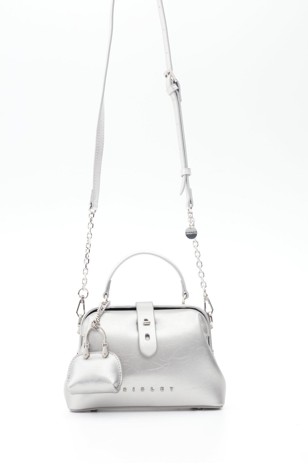Sisley Kadın El Çantası SLY388 Gümüş