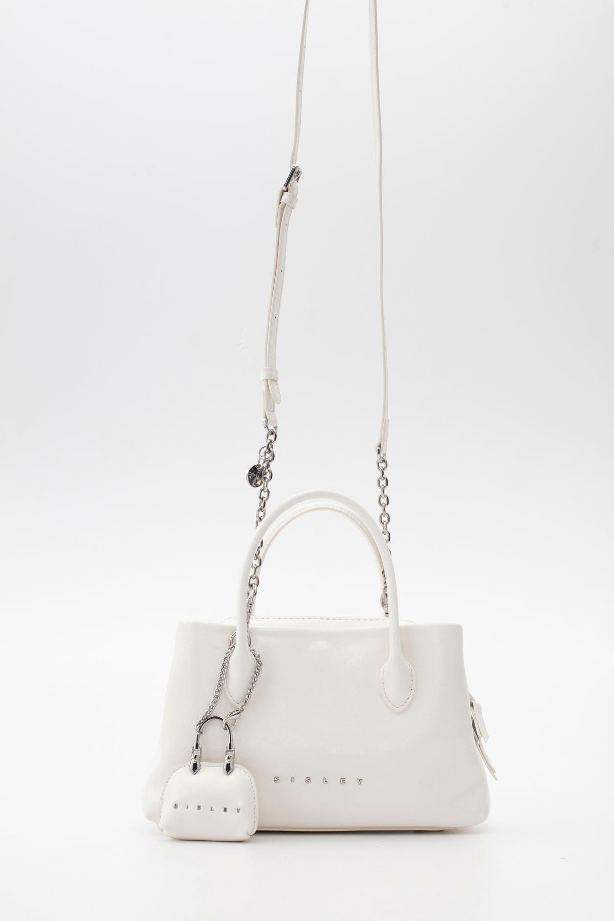 Sisley Kadın Ell Çantası SLY405 Beyaz