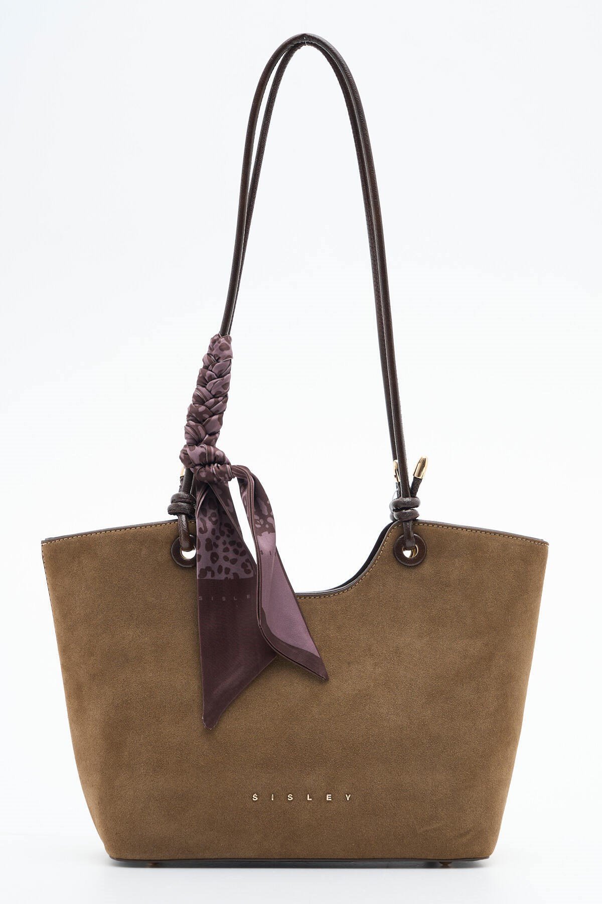 Sisley Kadın Kol Çantası SLY529 Taş-Kahve