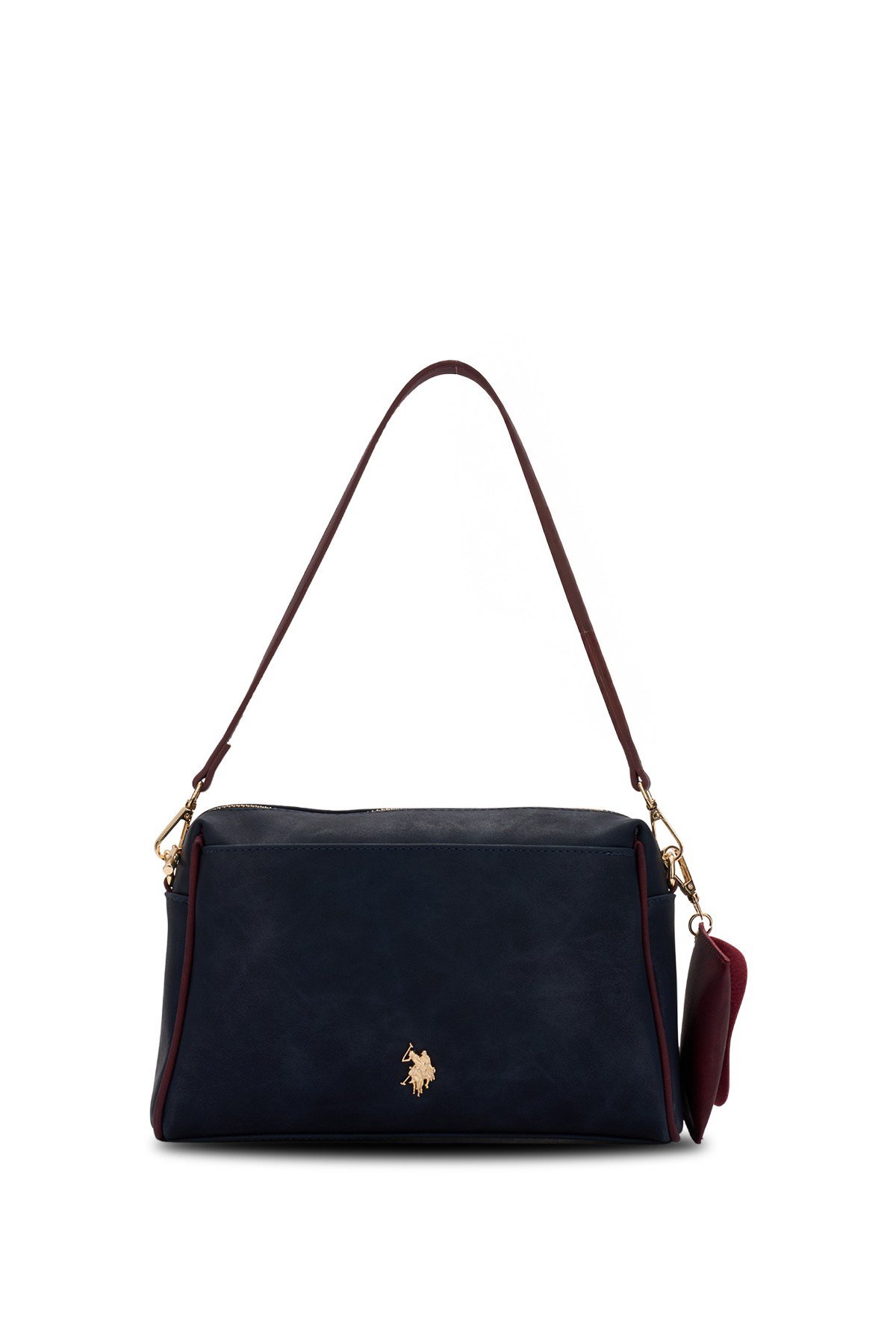 U.S. Polo Assn. Kadın Omuz Çantası Us26619 lacivert-Bordo