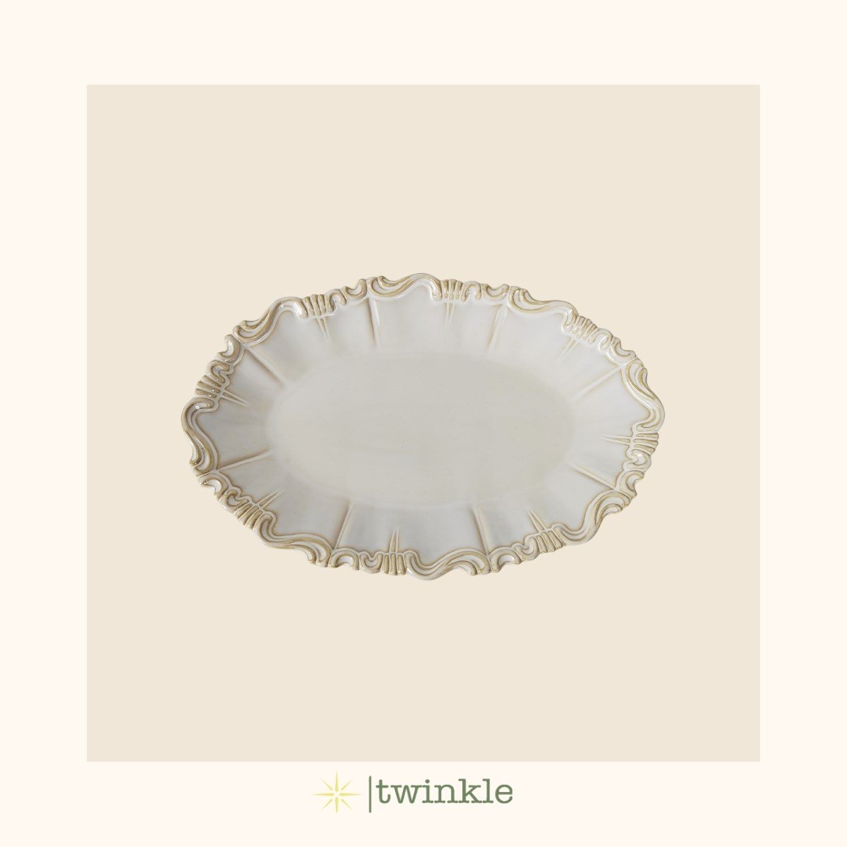 TWİNKLE ANTIQUE KAYIK KAYIK 30.5 x 19.5 x 3 CM TW-ANT-14002
