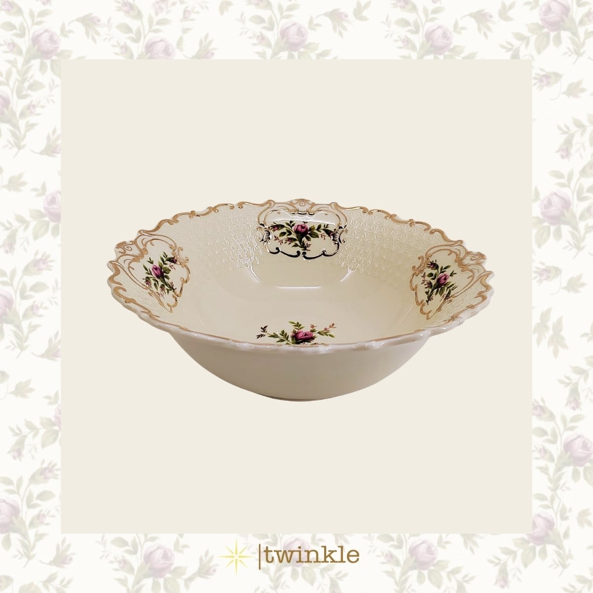 TWİNKLE DİANA BOL DERİN KASE ALTIN 25,4 CM TW-Dİ-BL-15004 