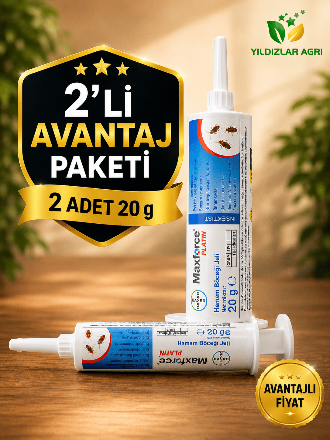 Bayer 2 Adet Maxforce Hamamböceği Jeli 20GR