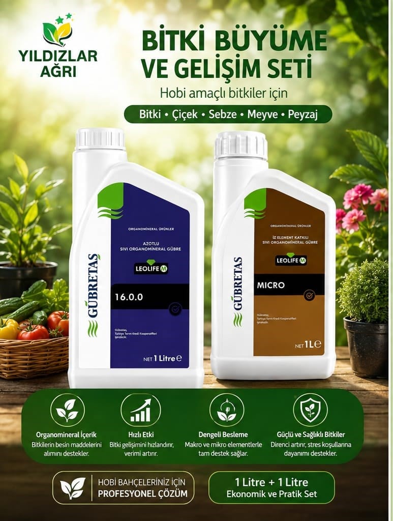 Bitki Hızlı Gelişim Seti  (Leolife-M 16.0.0 + Leolife-M MİCRO)