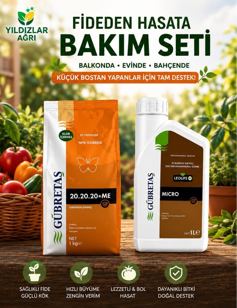 Fideden Hasata Besleme & Gelişim Seti (20.20.20+ME + Leolife-M Micro)