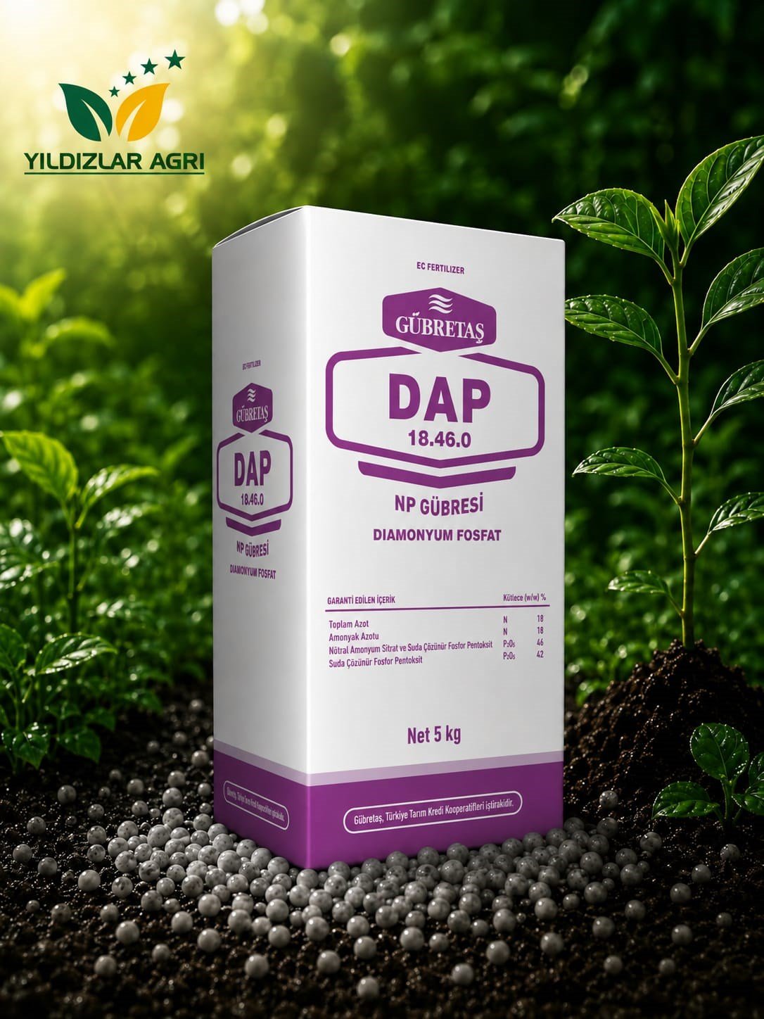 Gübretaş Bahçem DAP 5Kg (Kutulu)