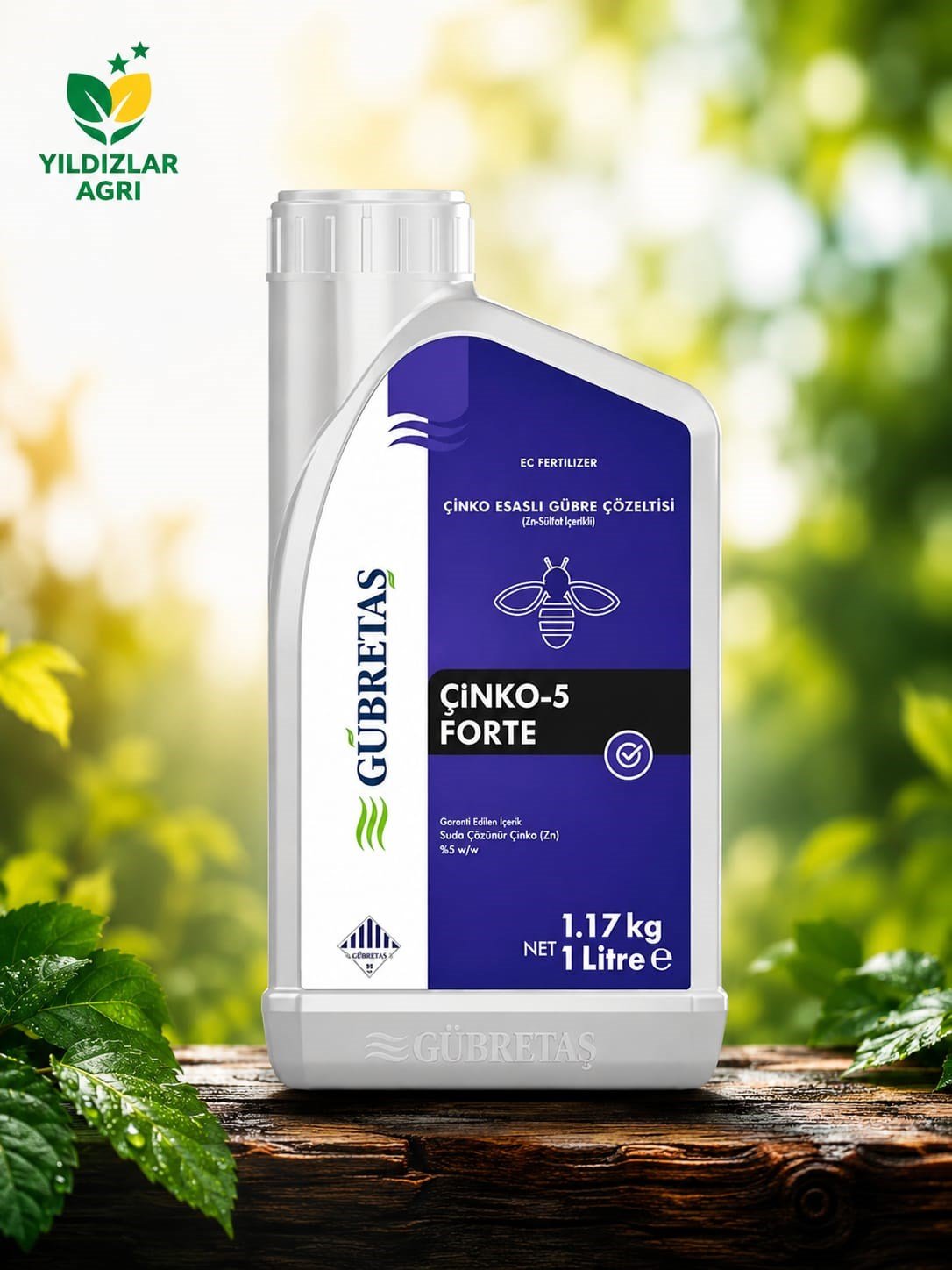 Gübretaş Çinko 5 Forte 1Lt