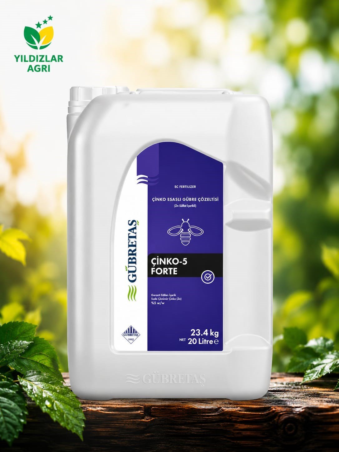 Gübretaş Çinko 5 Forte 20Lt