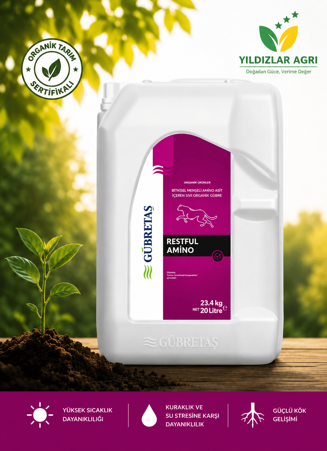 Gübretaş Restful Amino 20Lt