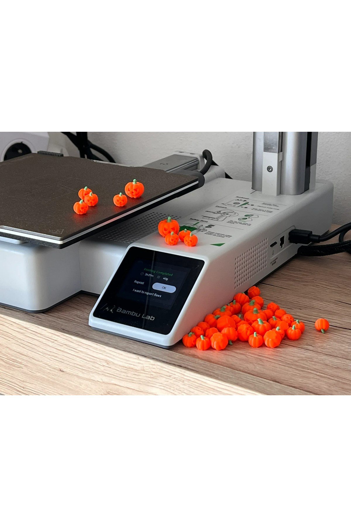 10 Adet Mini Balkabağı Pumpkin Halloween