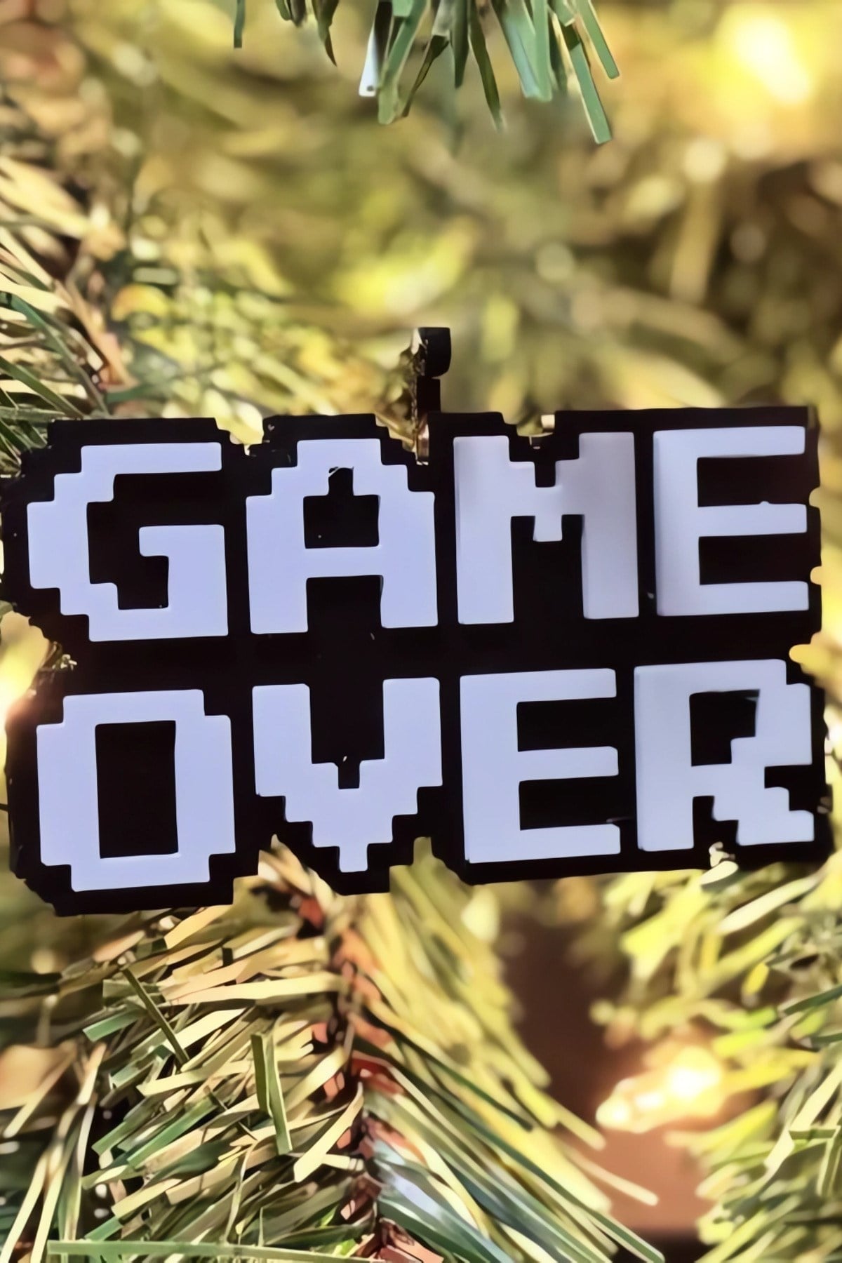 4 Adet Yılbaşı Çam Agacı Süsü - Game Over
