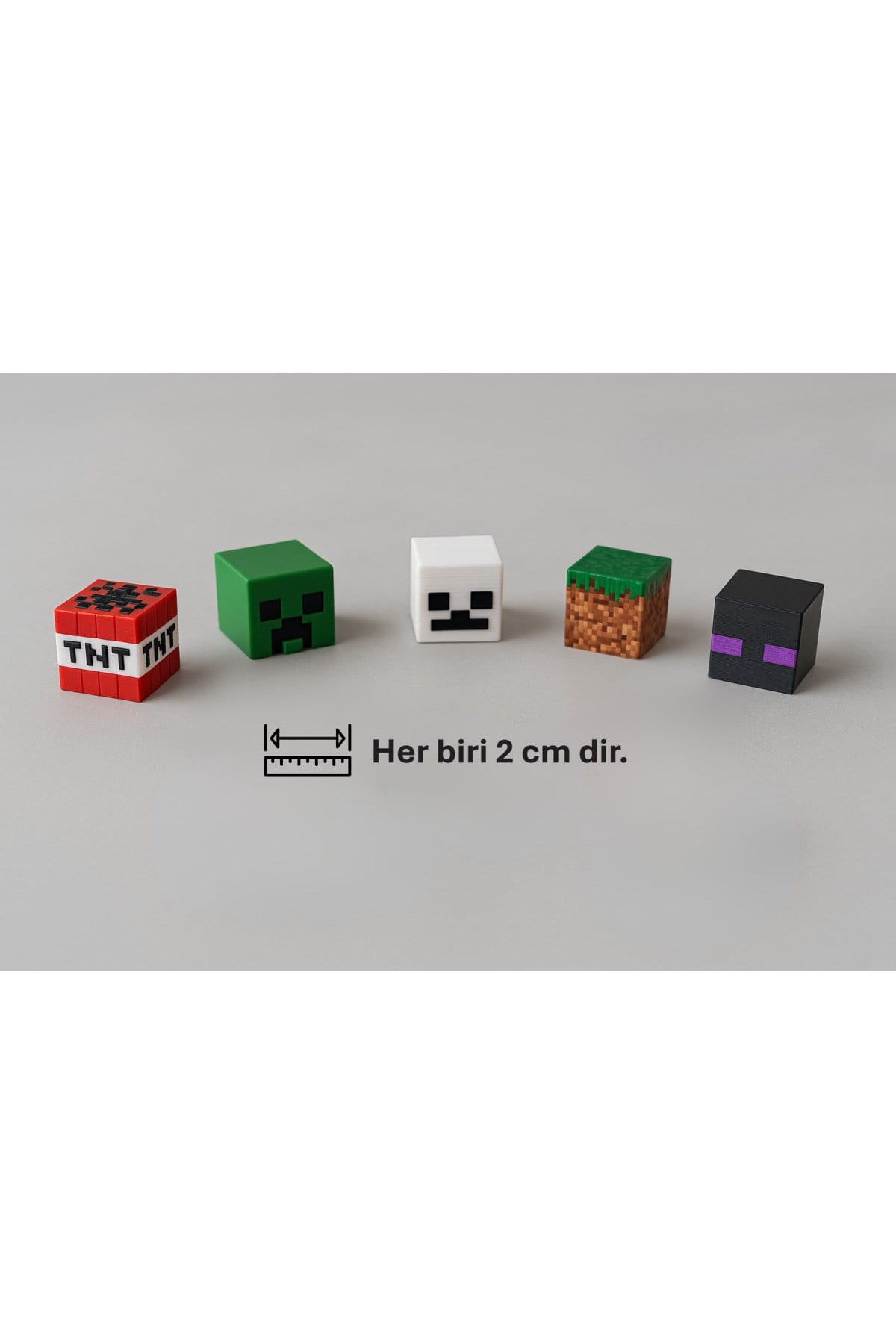 5 Adet Minecraft mini figür seti