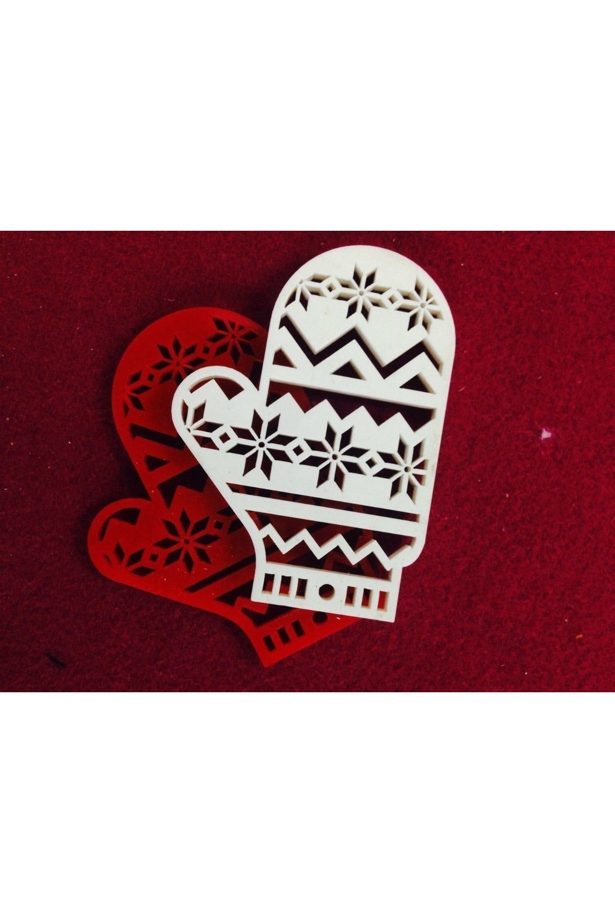 6 Adet Yılbaşı Çam Ağacı Süsü - 6 cm